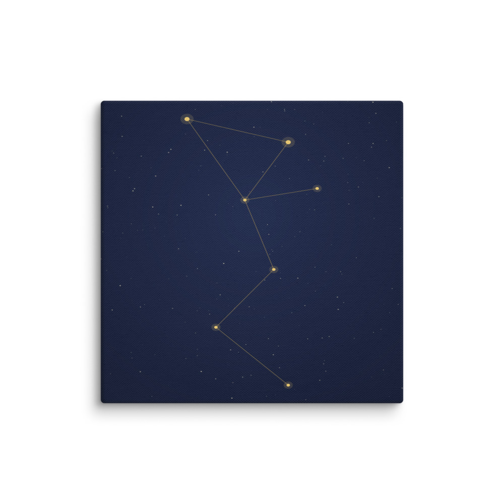 Aquarius Constellation — Canvas