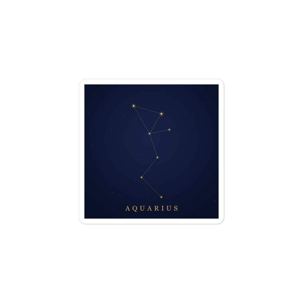 Aquarius Constellation — Sticker