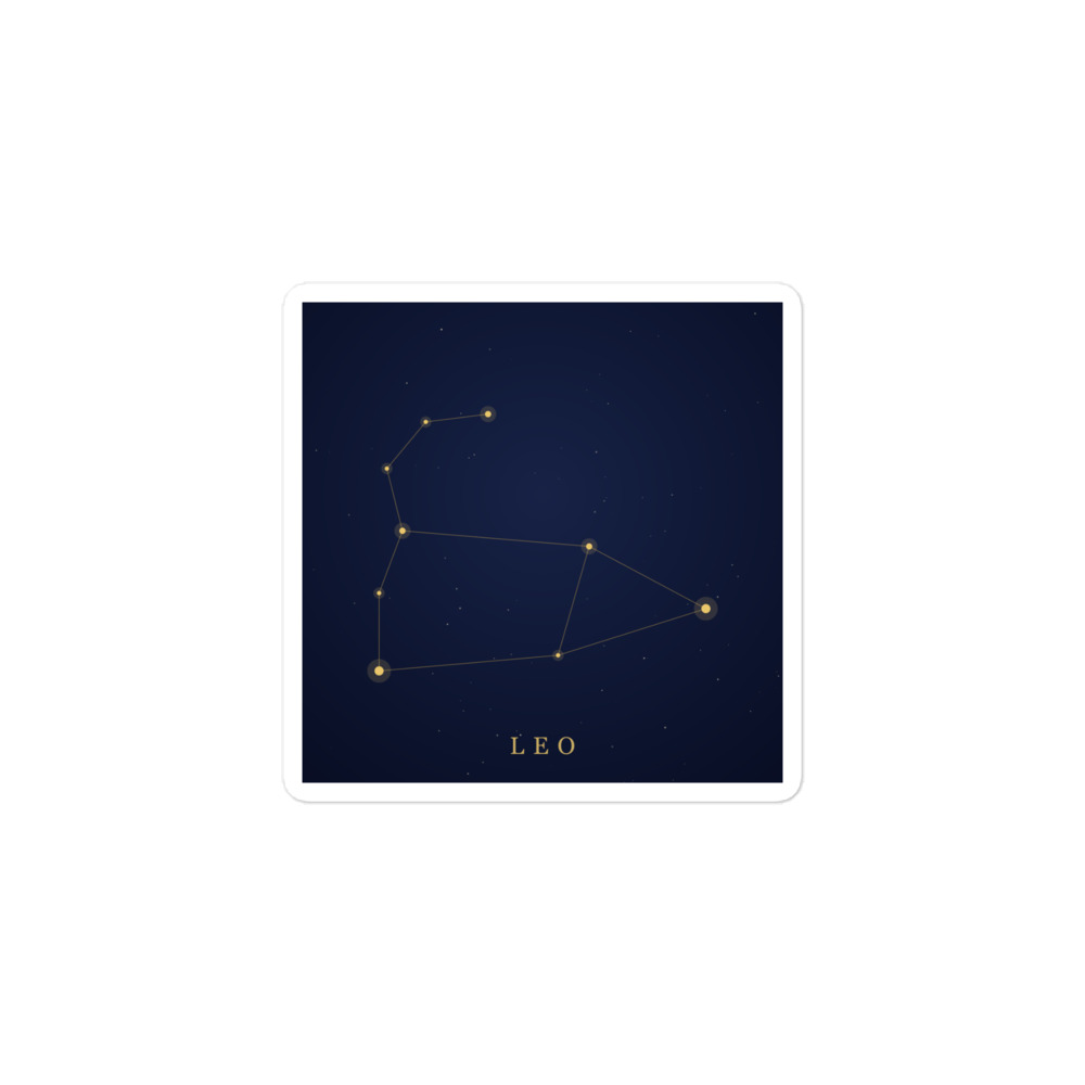 Leo Constellation — Sticker